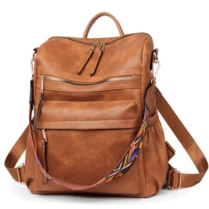 Backpack Purse for Women Fashion PU Leather Designer Anti-Theft School Backpack - Picture 1 of 11