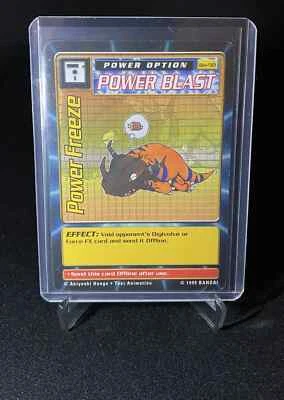 Power Freeze Bo-50 Digimon CCG 1999 Power Blast Bandai LP-NM - Image 1 of 2