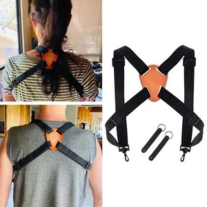 Binoculars Harness Strap SLR DSLR Cameras Chest Strap for Hiking Women Men - Picture 1 of 12
