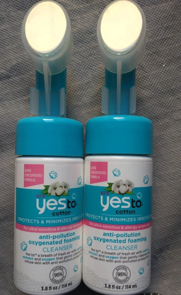 Pack de 2 limpiadores espumosos oxigenados anticontaminación SÍ al algodón  Foto 1 de 1