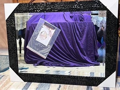 Espejo grande montado en la pared para dormitorio o sala de estar Foto 1 de 2