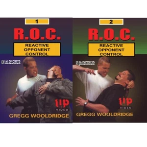 2 DVD Set R.O.C Reactive Opponent Control self defense fighting Gregg Wooldridge - Picture 1 of 3
