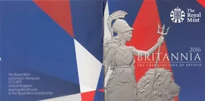 Gold 1oz Britannia Coin 2016 The British Royal Mint Information Booklet Only - Picture 1 of 2