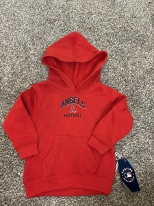 NWT Los Angeles Angels MLB GEN2 Toddler Hoodie Sweatshirt Red 24 Months - Picture 1 of 4