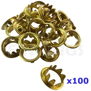 Neu Ösen Uhr Schlüssel Loch Anzeige Messing Lackierung 10mm Antik Reparatur x100 - Bild 1 von 1