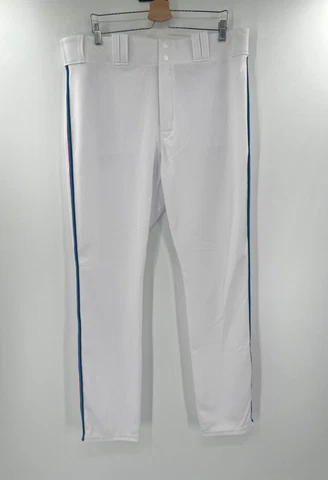 MIAMI MARLINS MINOR LEAGUE WHITE MAJESTIC GAME USED PANTS 2019 SEASON Cover