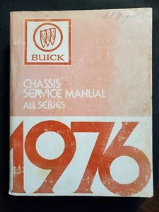 1976 Buick Factory Chassis Service Manual All Models - Bild 1 von 1