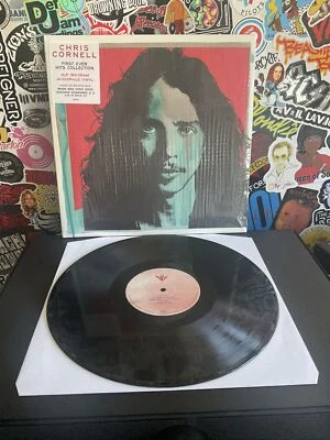 CHRIS CORNELL BY CHRIS CORNELL 2LP VG++ Vinyl in Shrink with HYPE STICKER  - Image 1 of 4