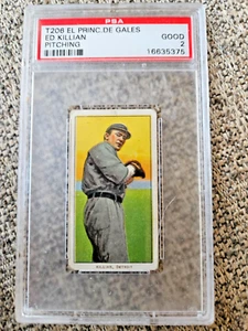 1909 T206 Ed Killian Pitching Tigers VARIACIÓN PSA 2 - BUENO - Imagen 1 de 2
