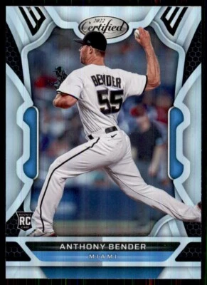 2022 Panini Chronicles Certified Anthony Bender Rookie Miami Marlins #48 - Image 1 of 2