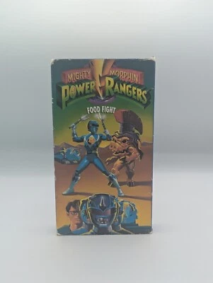 Mighty Morphin Power Rangers Food Fight Volume 3 Blue Ranger VHS Saban - Image 1 of 4