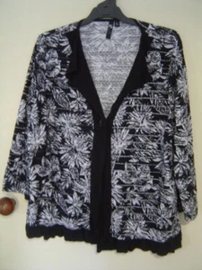 Quality Sue NEW! STRETCHY TS 14+ TAKING SHAPE 3/4/sl CARDI/JKT Plus size L/22/24 - Picture 1 of 4