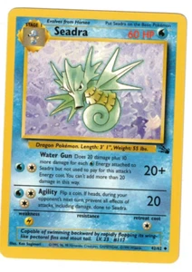 1999 POKEMON SEADRA 42/62 MORE IN MY EBAY STORE - Picture 1 of 2