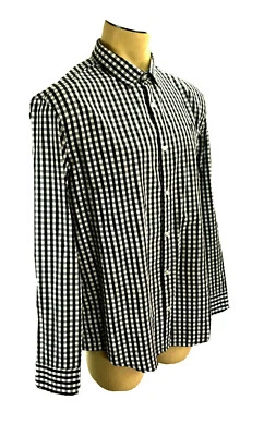Penguin Munsingwear Long Sleeve Button Down Checkered Dress Shirt Men's Size XL - Image 1 of 4