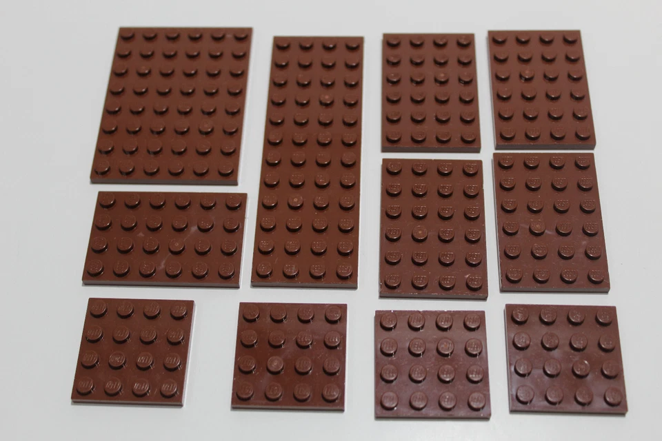 LEGO Basic Creator Platten groß ab 4x4 rotbraun reddish brown #2249 - Bild 1 von 1