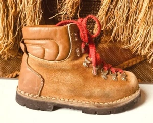 Colorado mens ankle lace up mountaineering Brown suede Leather Boot sz 4.5 - Picture 1 of 8