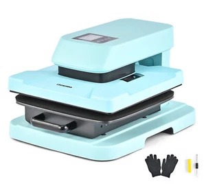 Secondhand Auto Heat Press Machine 15x15 1400W T-shirt Press Machine AutoRelease - Picture 1 of 9