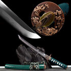  Épée de samouraï en acier plié plié en acier trempé entièrement faite à la main authentique épée Tanto