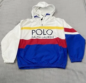 Polo Ralph Lauren Quarter Zip Retro Color-Block Jacket Women’s Size XS NWT - Picture 1 of 8