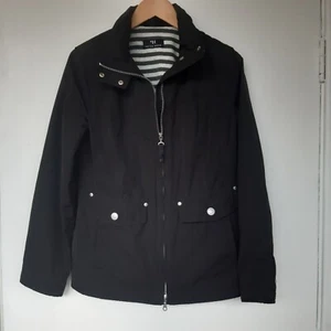Ladies Black Rainciat Size 12 Vintage Peter Hahn - Picture 1 of 6