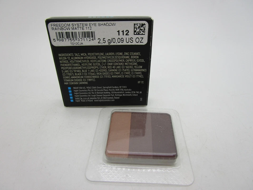 Тени для век Shade 112 INGLOT Freedom System радужные матовые - Изображение 1 из 1