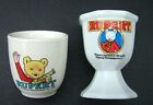 TWO  Rupert the Bear Eggcups Both Different And Look in VGC