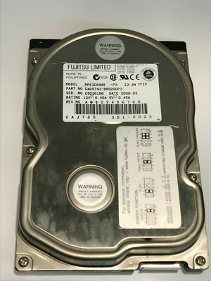 FUJITSU MPE3084AE -P3 8.4GB IDE HARD DRIVE CAO5743-B85200P3               aa5ib9 - Image 1 of 2