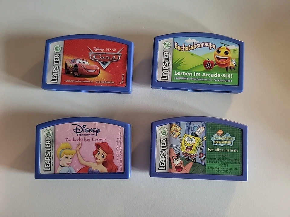 Leapster Leapfrog 4er Set Spiele - Bild 1 von 1