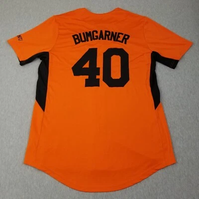 Camiseta para hombre mediana MLB Madison Bumgarner TX3 naranja fresca Foto 1 de 4
