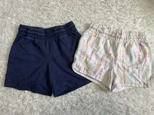 2 Pair Cat & Jack Girls Shorts Sz XL X-Large Elastic Waistband - Picture 1 of 7