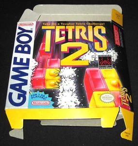 Tetris 2 - Box Only (Nintendo Game Boy) Authentic - Picture 1 of 2