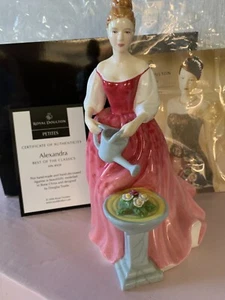 ROYAL DOULTON CHINA LADY FIGURE ALEXANDRA PRETTY LADIES MODEL No HN 4928 BOXED - Picture 1 of 6