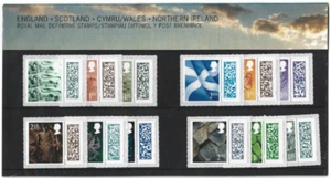 2022 4 Regionen Barcode Definitive Stamp Set Presentation Pack No. 120 - Bild 1 von 1