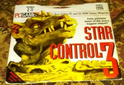 PC Gamer Vintage Demo Disc 2.11 Dec 1996 Star Control 3 CD-Rom Fully Playable - Image 1 of 3