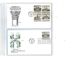 US: 2 FDCs XF 52517 - Picture 1 of 1