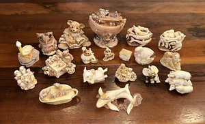 VTG S.I.A.B England Trinket Surprise Box HUGE LOT Noah’s Ark Harmony Kingdom - Picture 1 of 24