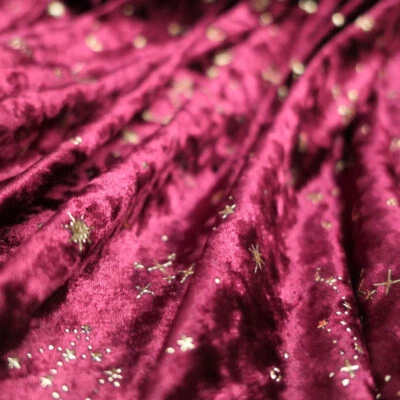 Glänzend Star Moon Muster samt Stoff Tarot Karten Wahrsagerei Tischtuch Dekor - Bild 1 von 4