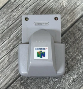 Oficial Nintendo 64 N64 Rumble Pak Modelo NUS-013 Gris Vintage Genuino - Imagen 1 de 10