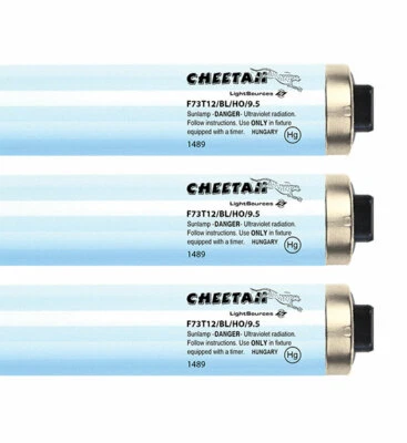 Brilliance Cheetah Ultra Extreme 古铜色 F73T12 9.5% RDC 督黑灯泡 - 强! — 第 1/4 张图片