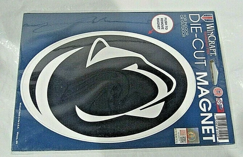 NCAA Penn State Nittany Lions 7 1/2" by 5" Auto Die-Cut Magnet Logo by WinCraft Cover