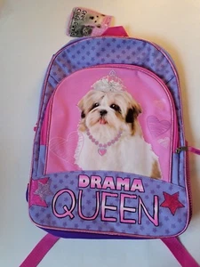 Schulrucksack Mädchen Marke Greg Cuddiford Rosa Lila Lavendel Drama Queen - Bild 1 von 5