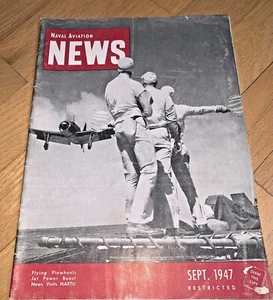 NAVAL AVIATION NEWS Magazine Sep. 1947 - VX3 / Lt. Cdr Itall / Willow Grove - Imagen 1 de 12
