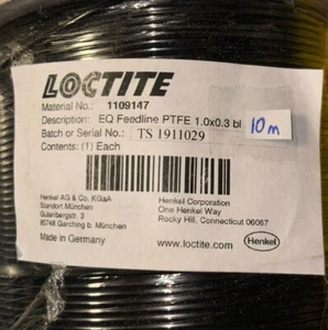 Loctite 1109147 EQ Feedline PTFE-Schlauch 1 mm x 0,3 mm x 10 m (32’ FT) BLK 8953183 - Bild 1 von 3