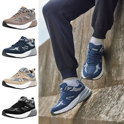 FitVille Herren Laufschuhe Weit Sportschuhe Rutschfest Bequem Sneaker Turnschuhe