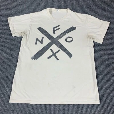 Camiseta De Colección NOFX Para Hombres Mediana Blanca East Coaster Punk Rock Tour Camiseta Y2K Grunge Foto 1 de 4