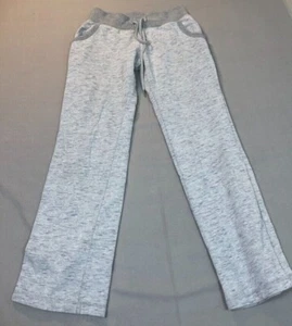 Mta Sports Womens Jogger Pants Small Gray Heather Pockets Pull String - Picture 1 of 11