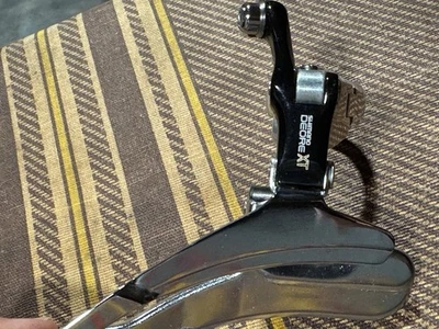 Vintage NOS Shimano XT M732 Front Derailleur - Bottom Pull 1-1/8” - Image 1 of 4
