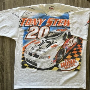Chase Authentics Tony Stewart Shirt Mens XL Vintage AOP Double Sided Home Depot - Picture 1 of 14