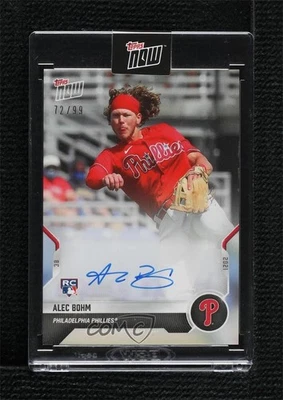 2021 Topps Now Road to Opening Day Auto /99 Alec Bohm #OD-276A Rookie Auto RC - Image 1 of 2