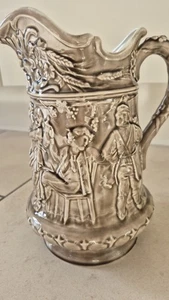 Antiker Villeroy & Boch Krug Dresden – Relief – um 1900 – Keramik Kanne - Bild 1 von 3